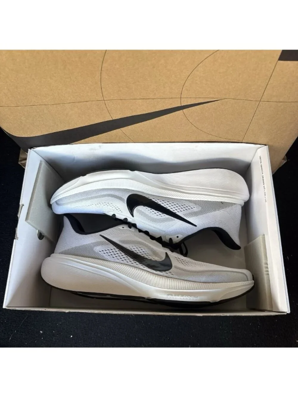 NEW Nike Pegasus 42 By You IQ8029-900 Black White- Men Size 12